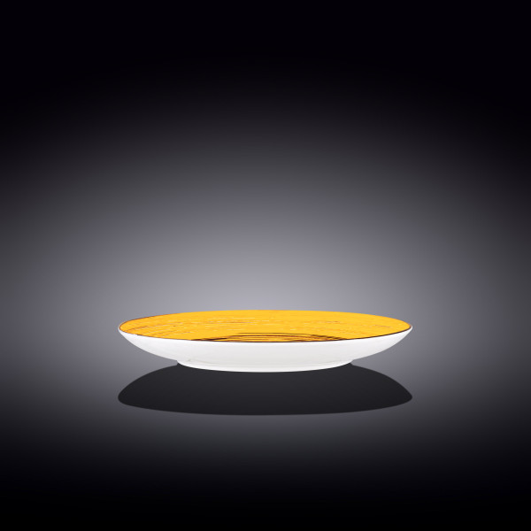 Тарелка 23 см жёлтая  Wilmax &quot;Spiral&quot; / 261600