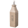Бутылочки для масла и уксуса 400 мл 2 предмета 6,5 х 6,5 х 24,5 см бежевые  LEFARD &quot;Crumpled&quot; / 329019