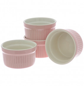 Набор форм для кексов 9 х 9 х 5 см 4 шт розовые  Repast "Bakery"  / 290726