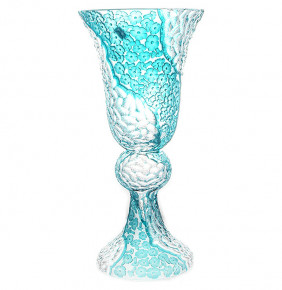 Ваза для цветов 50,5 см н/н  Aladin Glass "Ales Zverina /Tyrkys /Blue" / 221974