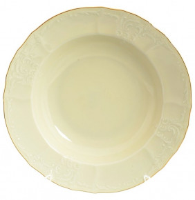 Набор тарелок 23 см 6 шт глубокие  Thun "Бернадотт /Отводка золото /СК" / 093719