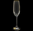 Бокалы для шампанского 180 мл 6 шт  Rona &quot;Эсприт /Золотая отводка&quot; / 018355