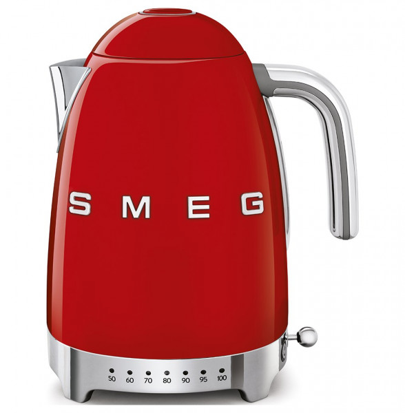 Чайник электрический 1,7 л с регулируемой температурой &quot;Smeg /Красный&quot; / 221872