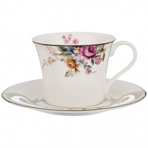 Чайный сервиз на 6 персон 15 предметов  LEFARD "Бабочки и цветы" / 186238