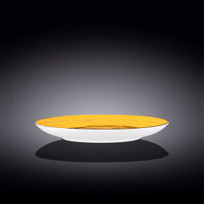 Тарелка 28 см жёлтая  Wilmax "Spiral" / 261602
