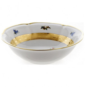 Набор салатников 19 см 6 шт  Bavarian Porcelain "Мария-Тереза /Мелкие цветы /Золотая лента" / 131283