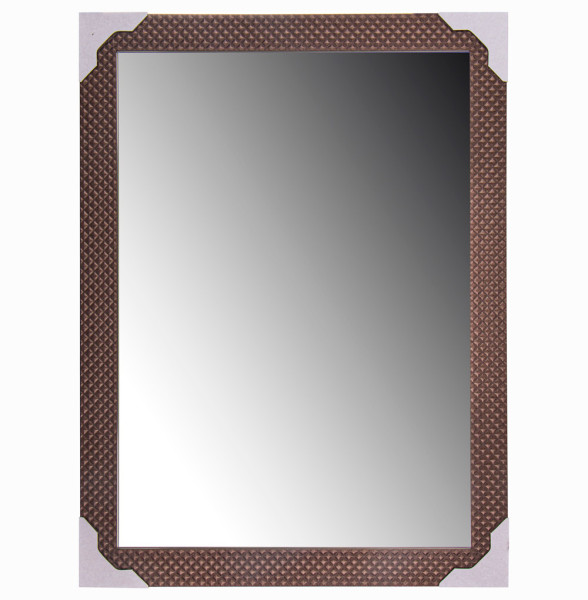 Зеркало 60 х 80/51 х 71 см /рама шоколадное серебро / 290637