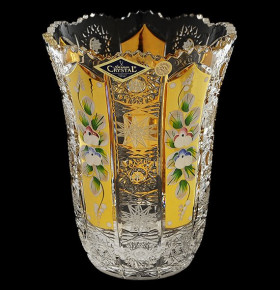 Ваза для цветов 15 см  Aurum Crystal "Хрусталь с золотом" / 059306