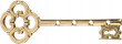 Вешалка для ключей 9 х 23 см латунь  ALBERTI LIVIO &amp; C S.A.S. &quot;A.Livio /Ключ&quot; / 097738