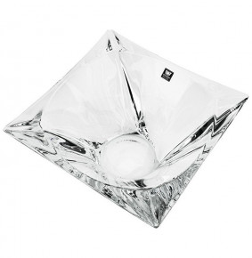 Ваза для конфет 12,5 см  Aurum Crystal "Квадрон /Без декора" / 136812