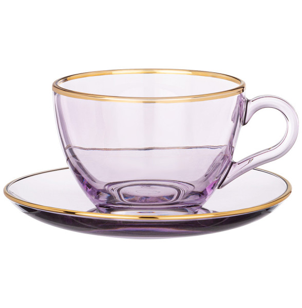 Набор чайных пар 240 мл 2 шт  Rakle &quot;Romantic purple&quot; / 332094