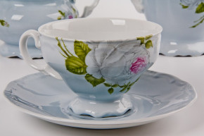 Чайный сервиз на 6 персон 16 предметов  Weimar Porzellan "Алвин голубой" / 001595