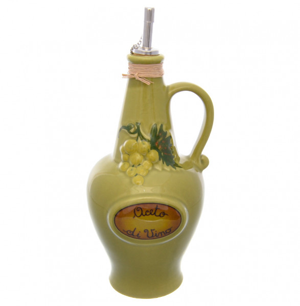 Бутылка для масла 28 см 750 мл  Artigianato Ceramico by Caroline &quot;Oliere Classiche&quot; оливковая / 228276