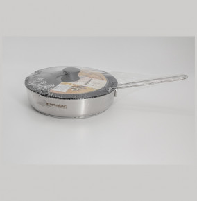 Сковорода 24 см со стеклянной крышкой 2,4 л  Metalac "Реа" (в термоусадочной плёнке) / 292514