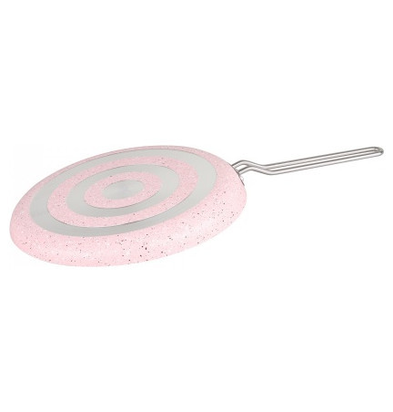 Блинница 32 см антипригарное покрытие розовая  O.M.S. Collection &quot;Granite Crepe Pan&quot; / 295610