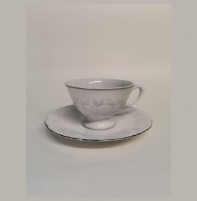 Чайная пара 200 мл 1 шт  Repast "Мария-Тереза /Платиновый узор" (классическая чашка) / 277810