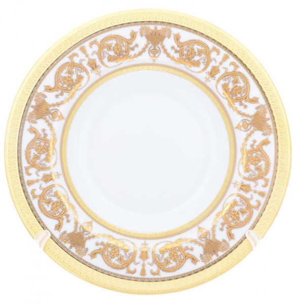 Набор тарелок 22 см 6 шт глубокие  Falkenporzellan &quot;Констанц /Императорское золото&quot; / 272704