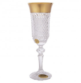 Бокалы для шампанского 150 мл 6 шт  UNION GLASS "Фелиция /Матовое золото" / 165054