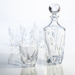 Набор для виски 7 предметов (графин 750 мл + 6 стаканов по 320 мл )  Crystalite Bohemia &quot;Барлей /Без декора&quot; / 140927