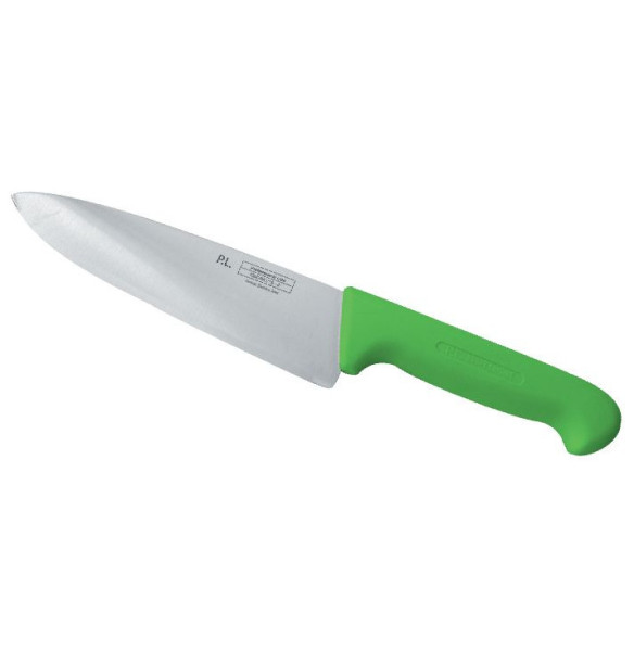 Шеф-нож 25 см зеленая ручка  P.L. Proff Cuisine &quot;PRO-Line&quot; / 324966