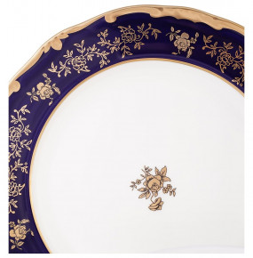Столово-чайный сервиз на 12 персон 80 предметов  Royal Classics "Royal Classic /Золотые розы /Кобальт" / 150178