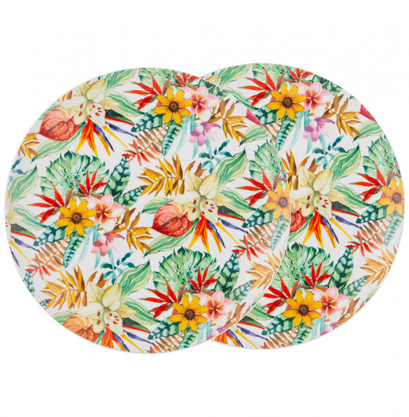 Набор тарелок 27 см  LEFARD &quot;Тропические цветы&quot; (2шт.) / 213214
