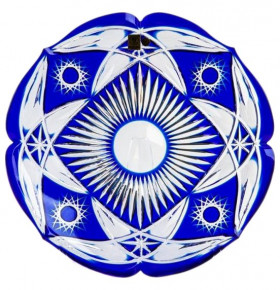 Тарелка 30 см  Aurum Crystal "Нордика /Синяя" / 152694