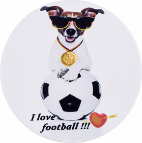 Подставка под пивную кружку 11 х 11 см  LEFARD "I Love Football" / 188079