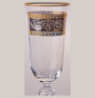 Бокалы для шампанского 150 мл 6 шт  Crystalite Bohemia &quot;Кристина /Платина с золотом&quot; / 033008