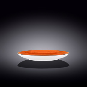 Тарелка 25,5 см оранжевая  Wilmax "Spiral" / 261575