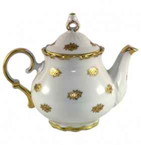 Заварочный чайник 500 мл  Bohemia Porcelan Moritz Zdekauer 1810 s.r.o. "Анжелика /Маленькие золотые розочки" / 027746