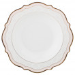 Набор тарелок 21,5 см 6 шт глубокие  LEFARD &quot;Бежевая лента /золото&quot; / 186253