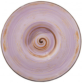 Тарелка 27 см глубокая сиреневая  Wilmax "Spiral" / 261689