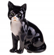 Фигурка 21 х 11 х 28 см  Ceramiche Boxer &quot;Чёрный котенок&quot; / 215141
