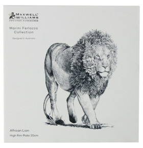 Тарелка 20 см  Maxwell & Williams "Африканский лев" (подарочная упаковка) / 293218