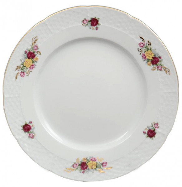 Набор тарелок 25 см 6 шт  Thun &quot;Николь /Розы&quot; / 036208
