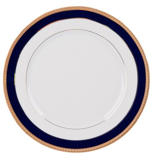 Набор тарелок 19 см 6 шт  Thun &quot;Сильвия /Синяя полоса с золотом&quot; / 039287