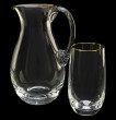 Набор для воды 7 предметов (кувшин + 6 стаканов)  Rona &quot;Золотая отводка&quot; / 018065