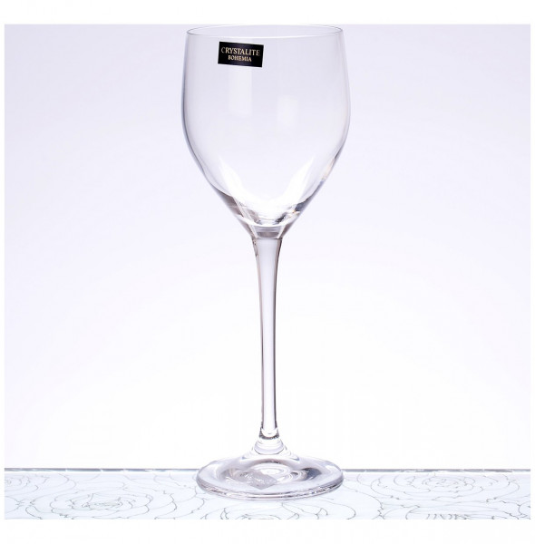Бокал для белого вина 245 мл 1 шт  Crystalite Bohemia &quot;Стелла /Без декора&quot; / 150580