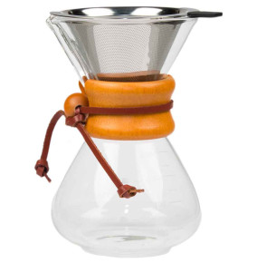 Чайник 400 мл кофейный c фильтром из нержавеющей стали  P.L. Proff Cuisine "Barbossa" / 319436