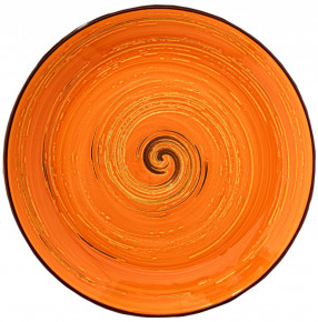 Тарелка 28 см оранжевая  Wilmax "Spiral" / 261576