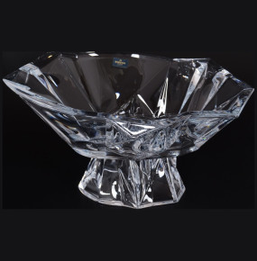 Ваза для фруктов 33 см н/н  Aurum Crystal "Айсберг /Без декора" / 118637