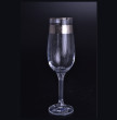 Бокалы для шампанского 180 мл 6 шт  Crystalex CZ s.r.o. &quot;Диана /Платина 435963&quot; / 007439