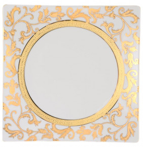 Набор тарелок 27 см 6 шт  Falkenporzellan "Тоска /Белая /Золотые цветы" / 060303