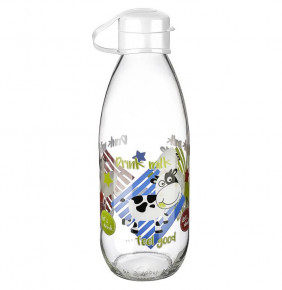 Бутылка для молока 1 л  TITIZ "Moo" / рисунок/ассорти / 293887