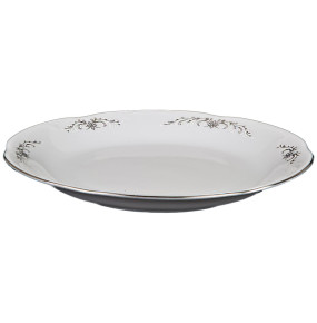 Набор тарелок 24 см 6 шт  Cmielow "Камелия /Серый орнамент" / 264438