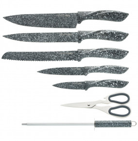Набор кухонных ножей 8 предметов на подставке "Agness" / 207760