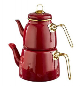 Набор чайников 2 предмета (заварочный 1 л, чайник 2 л) красные  Paci "Пачи /Элит Класс" / 229273
