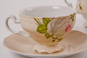 Чайный сервиз на 6 персон 16 предметов  Weimar Porzellan "Алвин бежевый"  / 001576