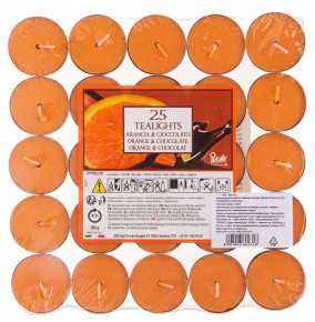 Свечи чайные ароматические 25 шт  Ceras Roura "Ser /Апельсин шоколад" / 288252